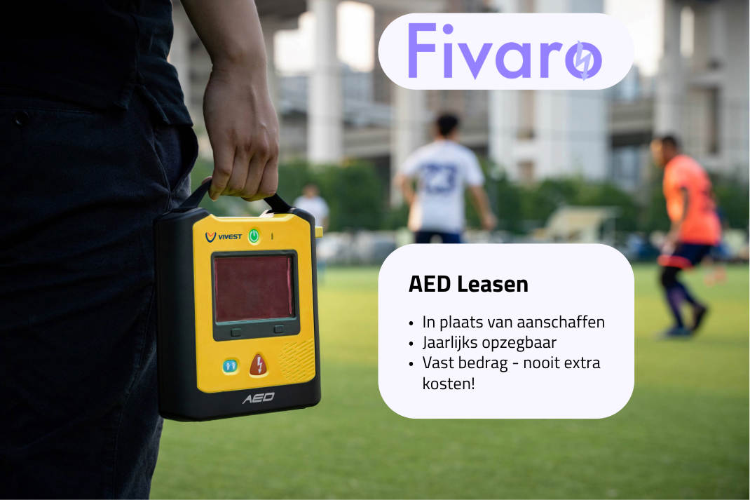 U kunt in plaats van een AED kopen ook een AED Leasen bij Fivaro