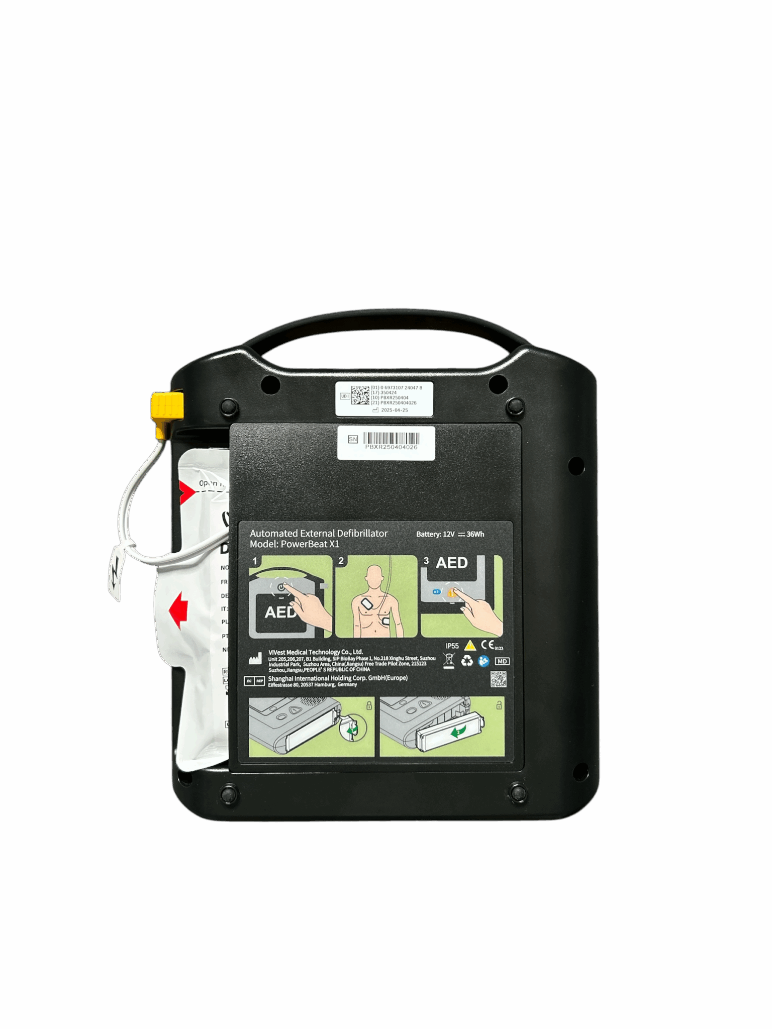De ViVest A3 AED - Snelle AED met beeldscherm en taalknop van Fivaro