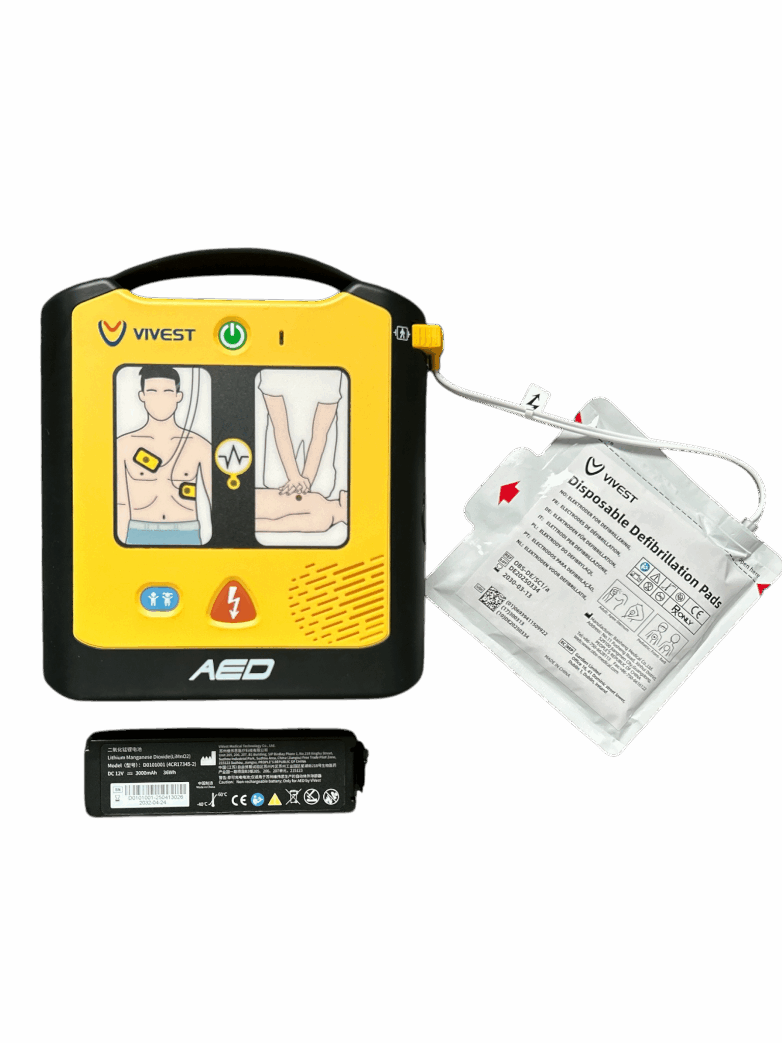 De ViVest A1 AED - Snelle en makkelijke AED van Fivaro